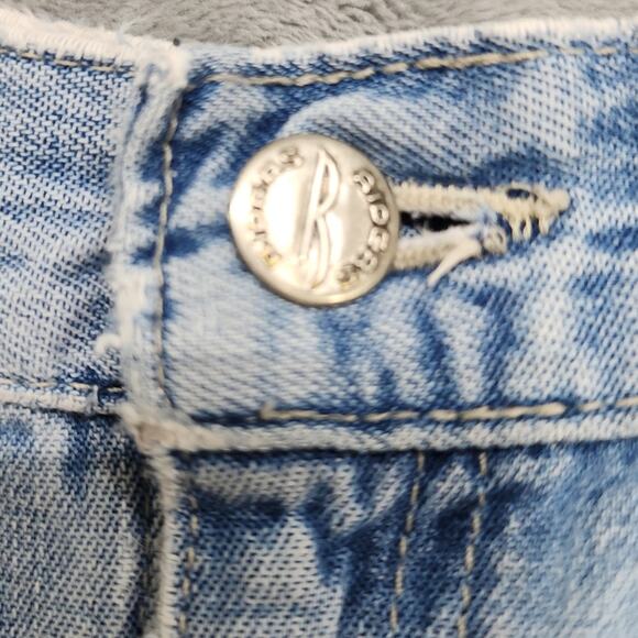 Vintage 90s Riders Skirt Womens 29 Floral Tiered Upcycled Repurposed Buckle Back - Picture 3 of 11